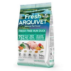Arquivet Pienso semihúmedo para Perros FRESH Free Run Duck Pato de granja fresco 2,5kg