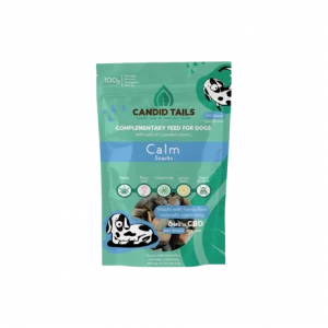 CANDID TAILS CALM SNACKS CON CBD Y CÁÑAMO PARA PERRO 100gr