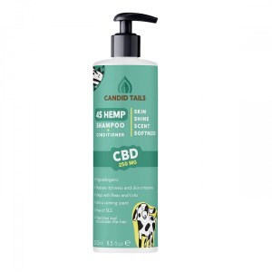 CANDID TAILS CHAMPÚ CON CDB Y CÁÑAMO PARA PERRO 250ml