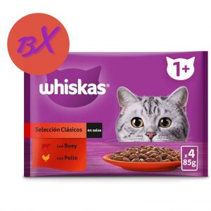 WHISKAS SELECCION CARNES CLASICA 13X4X85GR