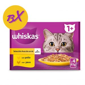WHISKAS SELECCION AVES DEL CORRAL 13X4X85GR