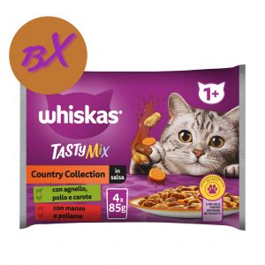 WHISKAS TASTY MIX COUNTRY COLLECTION 13X4X85GR