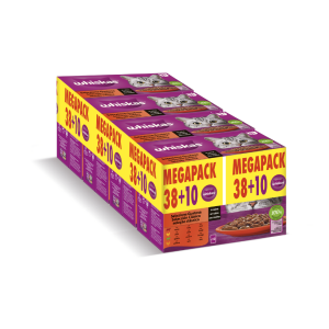 Whiskas BUNDLE Core Selección Carnes en Salsa (4 x 12 x 85 g)