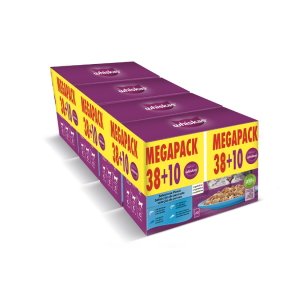 Whiskas BUNDLE Core Selección Pescado en Gelatina (4 x 12 x 85 g)