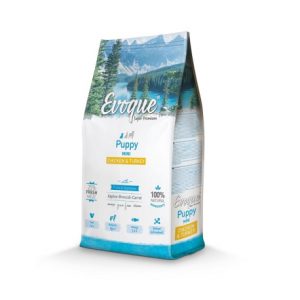 EVOQUE DOG PUPPY MINI CHICKEN&TURKEY 8KG