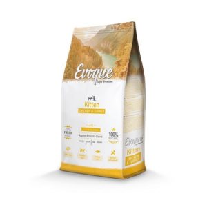 EVOQUE CAT KITTEN CHICKEN&TURKEY 8KG