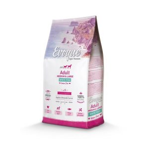 EVOQUE DOG ADULT MEDIUM/LARGE WHITE FISH GF 12KG