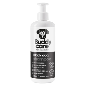 BuddyCare Perro CHAMPÚ para Perros de Pelo Negro 500ml