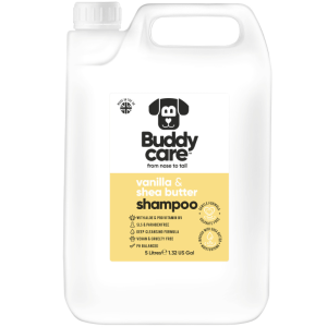 BuddyCare Perro  CHAMPÚ Vainilla & Manteca de Karité 5L
