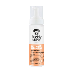 BuddyCare Perro CHAMPÚ SECO Desenredante para Pelo Rizado 200ml