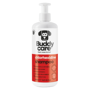 BuddyCare Perro CHAMPÚ Antiséptico con Clorhexidina 500 ml
