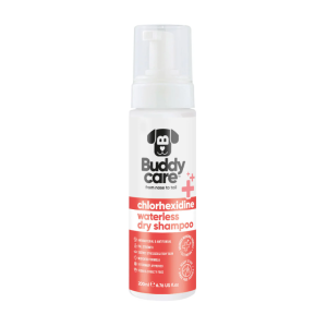 BuddyCare Perro CHAMPÚ SECO Antiséptico con Clorhexidina 200ml