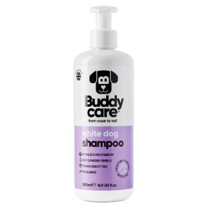 BuddyCare Perro CHAMPÚ para Perros Blancos 500ML