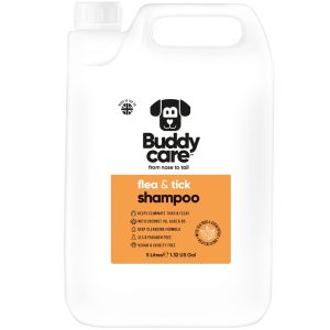 BuddyCare Perro CHAMPÚ Pulgas & Garrapatas 5L