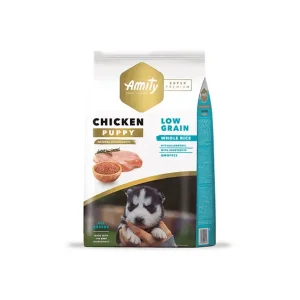AMITY SUPER PREMIUM LOW GRAIN PUPPY POLLO 4KG