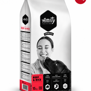 AMITY PREMIUM TERNERA Y ARROZ 15KG