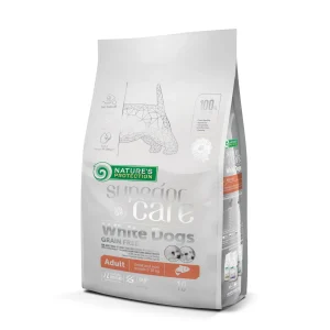 NATURE'S PROTECTION WHITE ADULT DOG RAZA PEQUEÑA SALMON 10KG