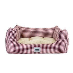 YAGU DESCANSO CUNA CONFORT VICHY GRANA BORREGUILLO (T-1  50 x 38 x 22 CM)