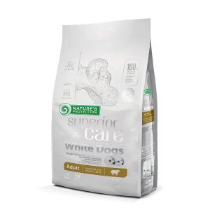 NATURE'S PROTECTION WHITE ADULT DOG RAZA PEQUEÑA CORDERO 1,5KG